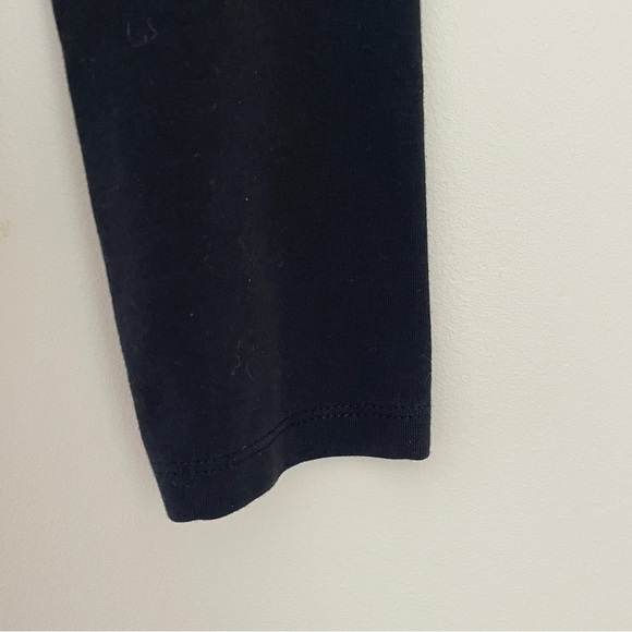 J. Crew Bodysuit Medium Black Mock Turtleneck Buttons - Picture 3 of 8